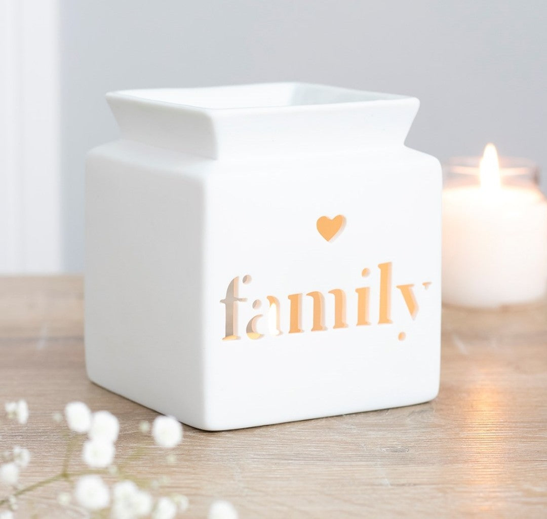 White Family Wax Burner