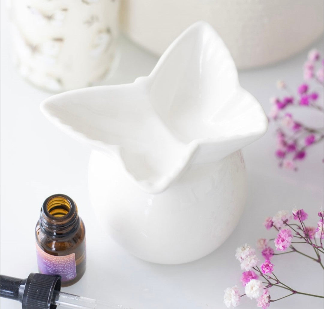 Butterfly wax burner