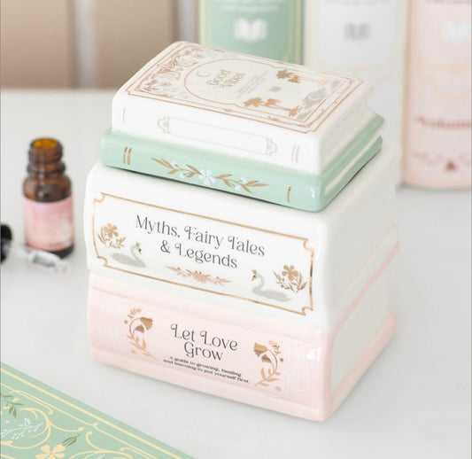 Books wax burner
