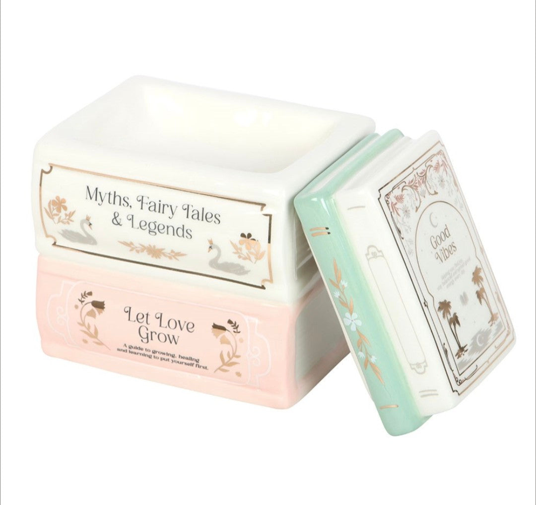 Books wax burner
