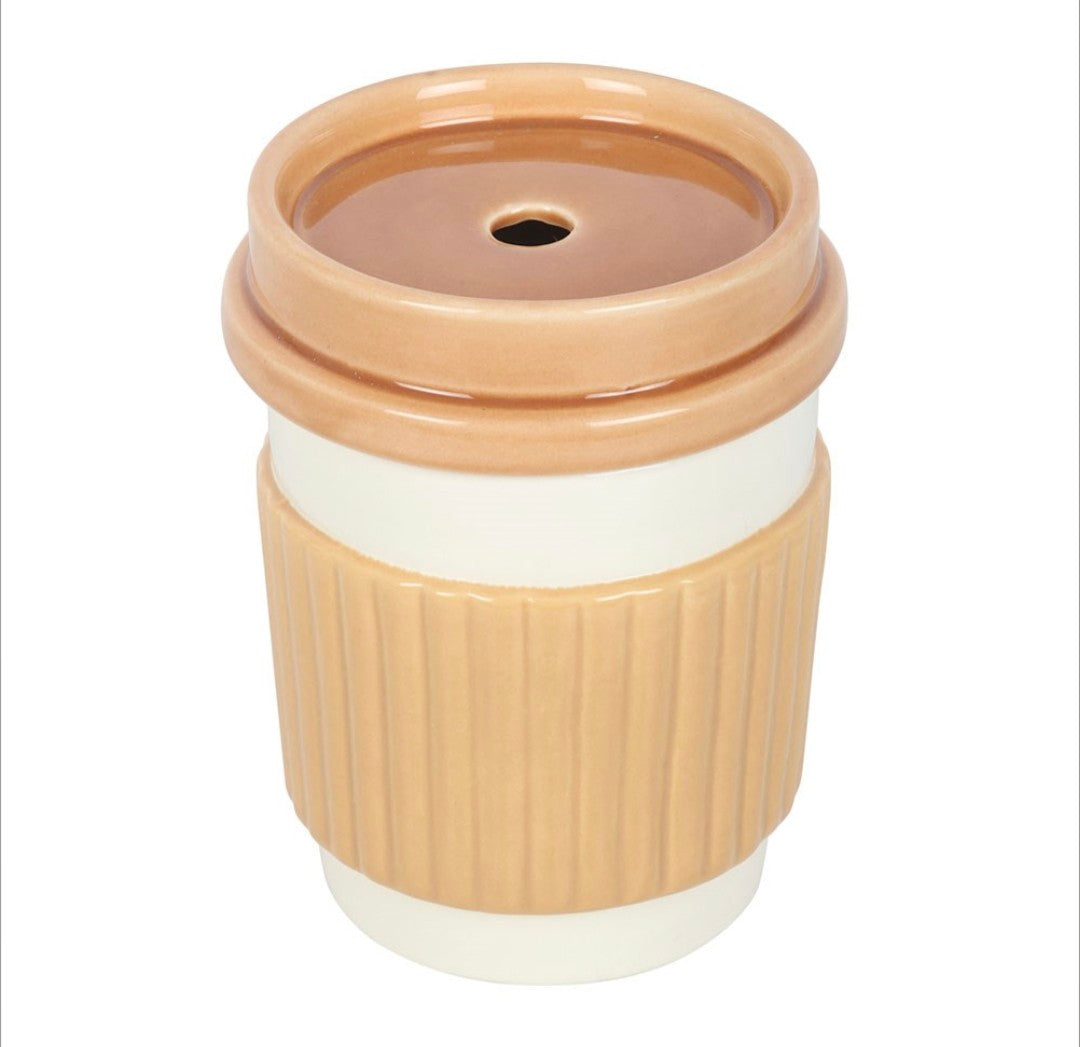 Coffee cup wax burner